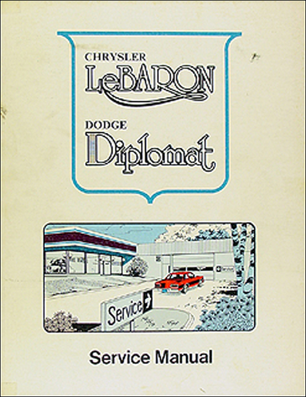 1977 Diplomat & LeBaron Repair Manual Original Supplement
