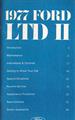 1977 Ford LTD II and Ranchero Owner's Manual Original