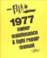 1977 Ford & Mercury Original Owner Maintenance & Light Repair Manual