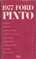 1977 Ford Pinto Owner's Manual Original