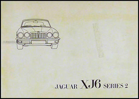1977 Jaguar XJ6 Owner's Manual Original