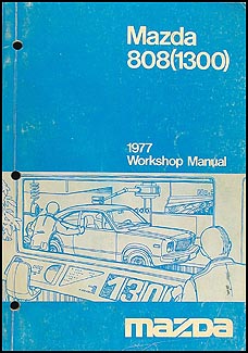 1977 Mazda 808 (1300) Mizer Repair Manual Original 