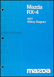 1977 Mazda RX-4 Original Wiring Diagram