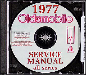 1977 Oldsmobile CD-ROM Shop Manual 