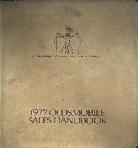 1977 Oldsmobile Color & Upholstery Dealer Album /Data Book Original