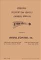 1977 Fireball Recreational Vehicle Owner's Manual Reprint