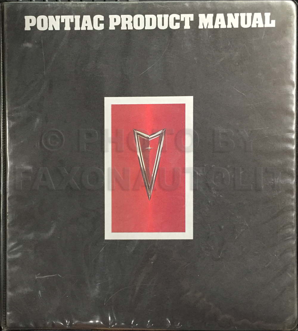 1977 Pontiac Product Manual Color & Upholstery, Data Book Dealer Album Original with Accessories