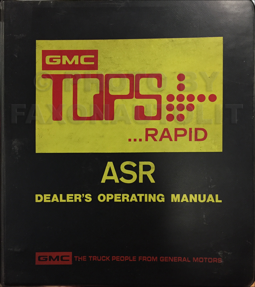 1978-1979 GMC Rapid Dealer Parts Ordering System Operating Manual Original