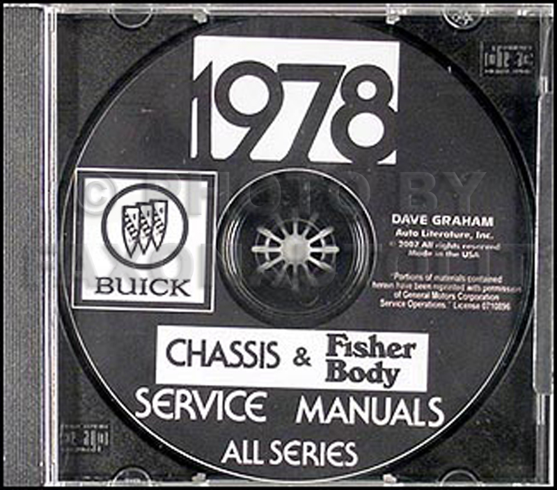 1978 Buick Shop Manual and Body Manual CD-ROM