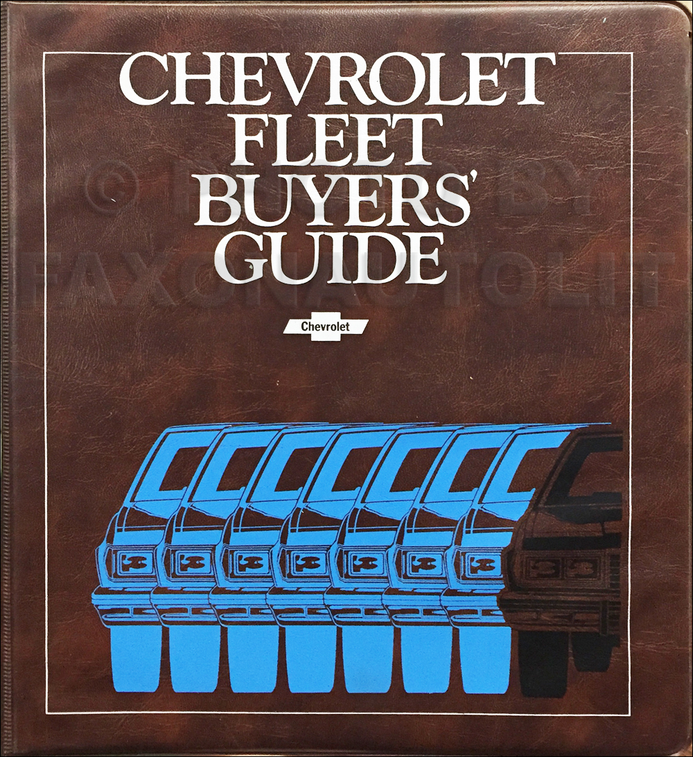1978 Chevrolet Fleet Buyer's Guide Dealer Album Original