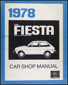 1978 Ford Fiesta Repair Manual Original