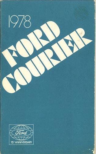 1978 Ford Courier Owner's Manual Original
