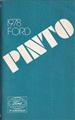 1978 Ford Pinto Owner's Manual Original
