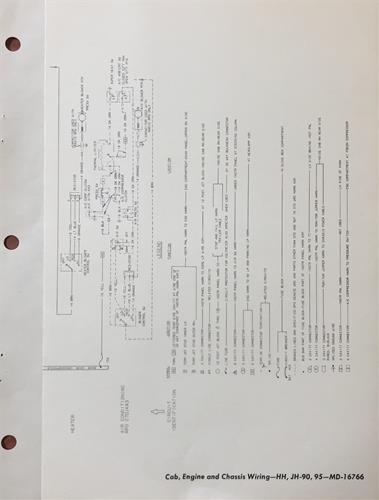 1978 GMC Brigadier Chevy Bruin Wiring Diagram Original 8V-71 Diesel