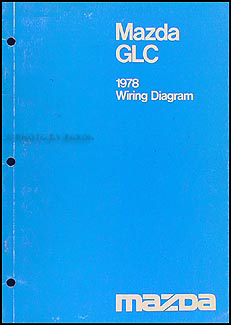 1978 Mazda GLC Repair Manual Original