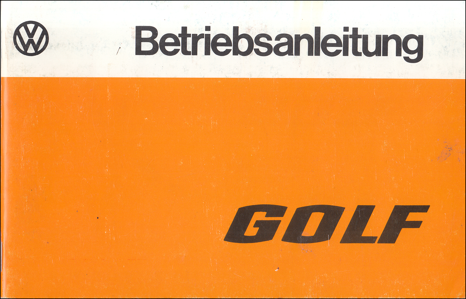1978 Volkswagen Golf Owner's Manual GERMAN Original