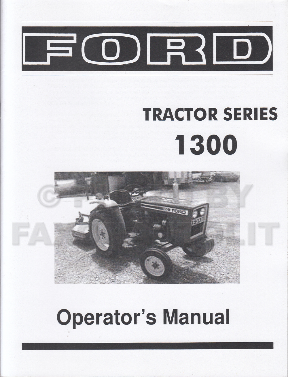 Ford Traktor Betreiber Manuell 5610 6610 7610 1982-1986 Bedienungsanleitung 
