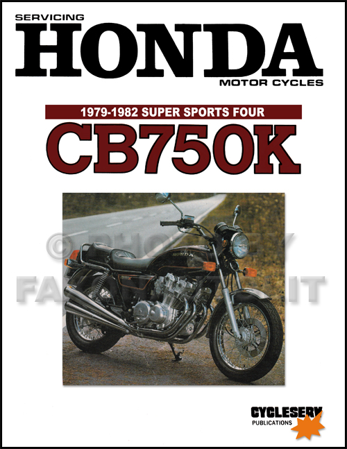 1969-1978 Honda CB750 & CB750F Motorcycle Shop Manual Cycleserv