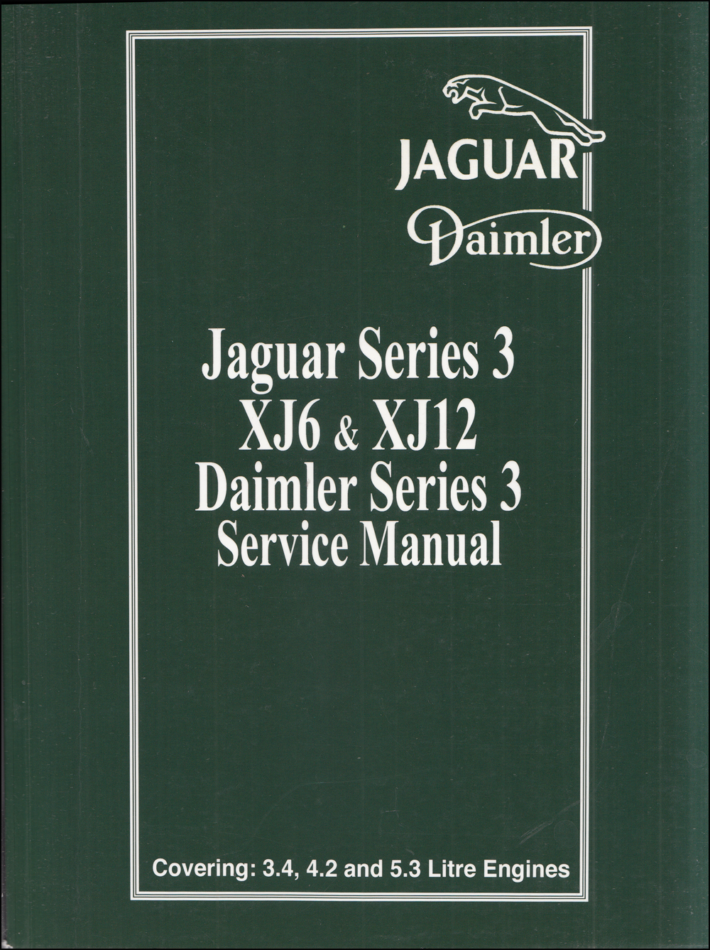 1979-1987 Jaguar XJ6 and XJ12 Repair Manual Reprint 