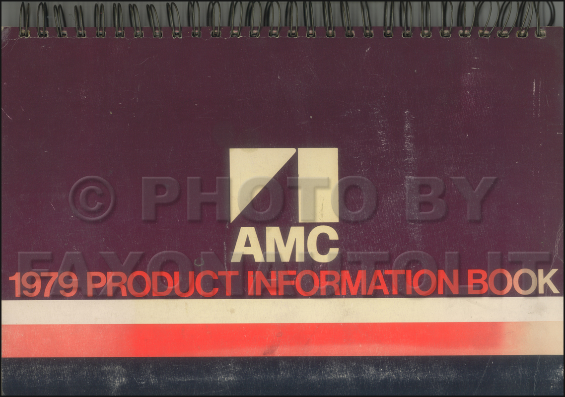 1979 AMC Color and Upholstery Album Original AMX Concorde Pacer Spirit