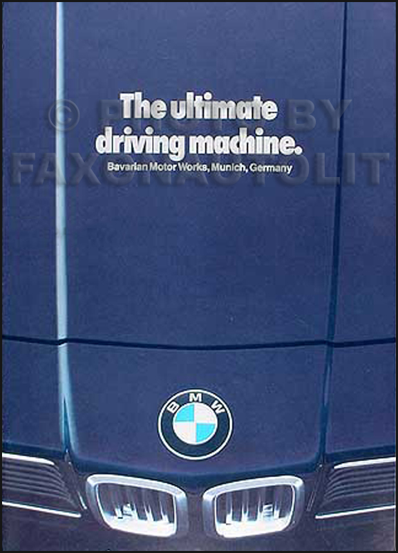 1979 BMW Sales Catalog Original--733i 320i 528i 633CSi