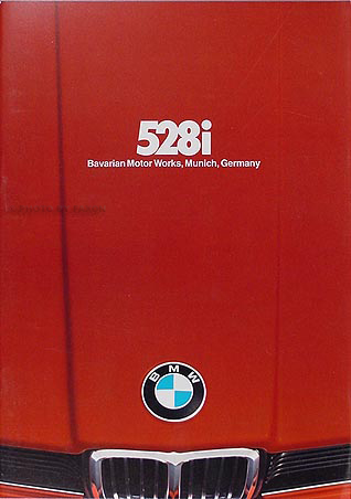 1979 BMW 528i Sales Brochure Original