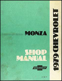 1979 Chevy Monza Repair Manual Original 