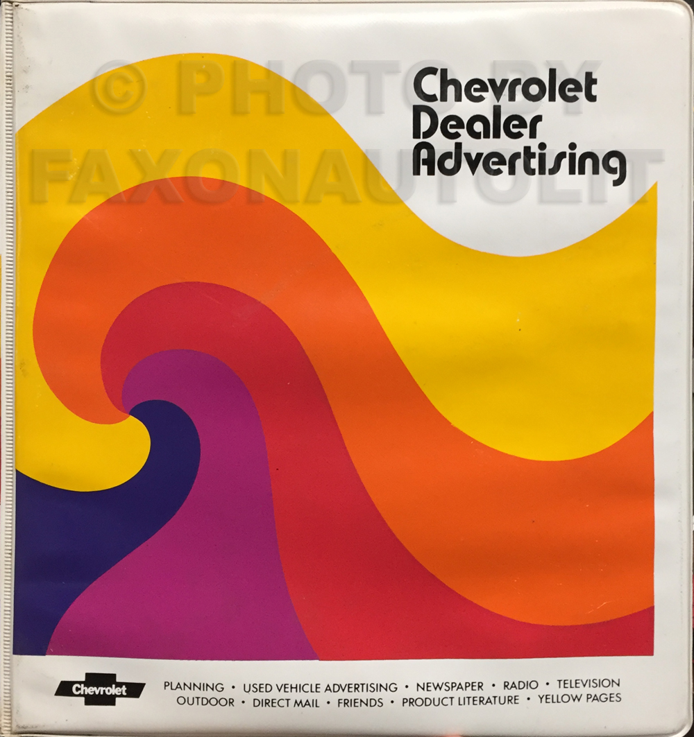 1979 Chevrolet Dealer Advertising Planner Original Album