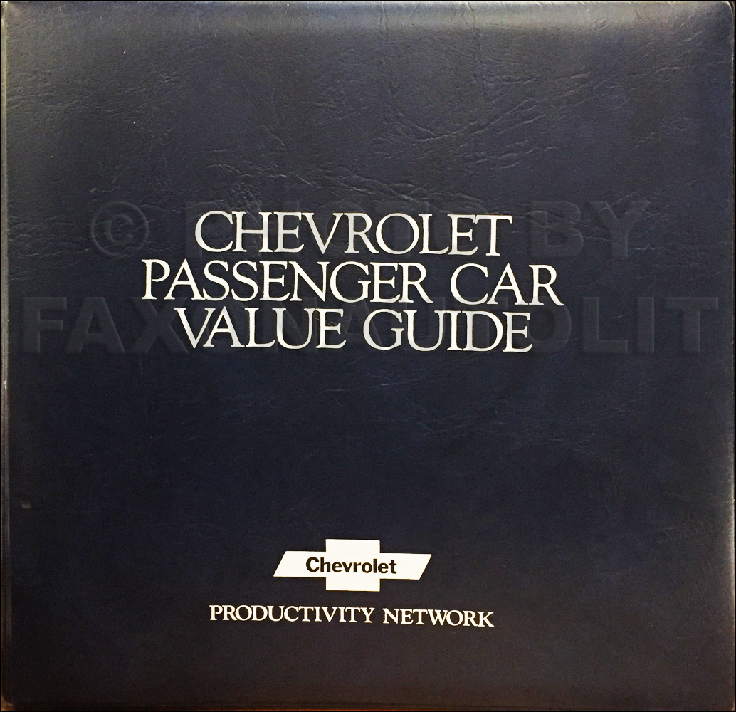1979 Chevrolet Car Color & Upholstery Dealer Album/Data Book Original