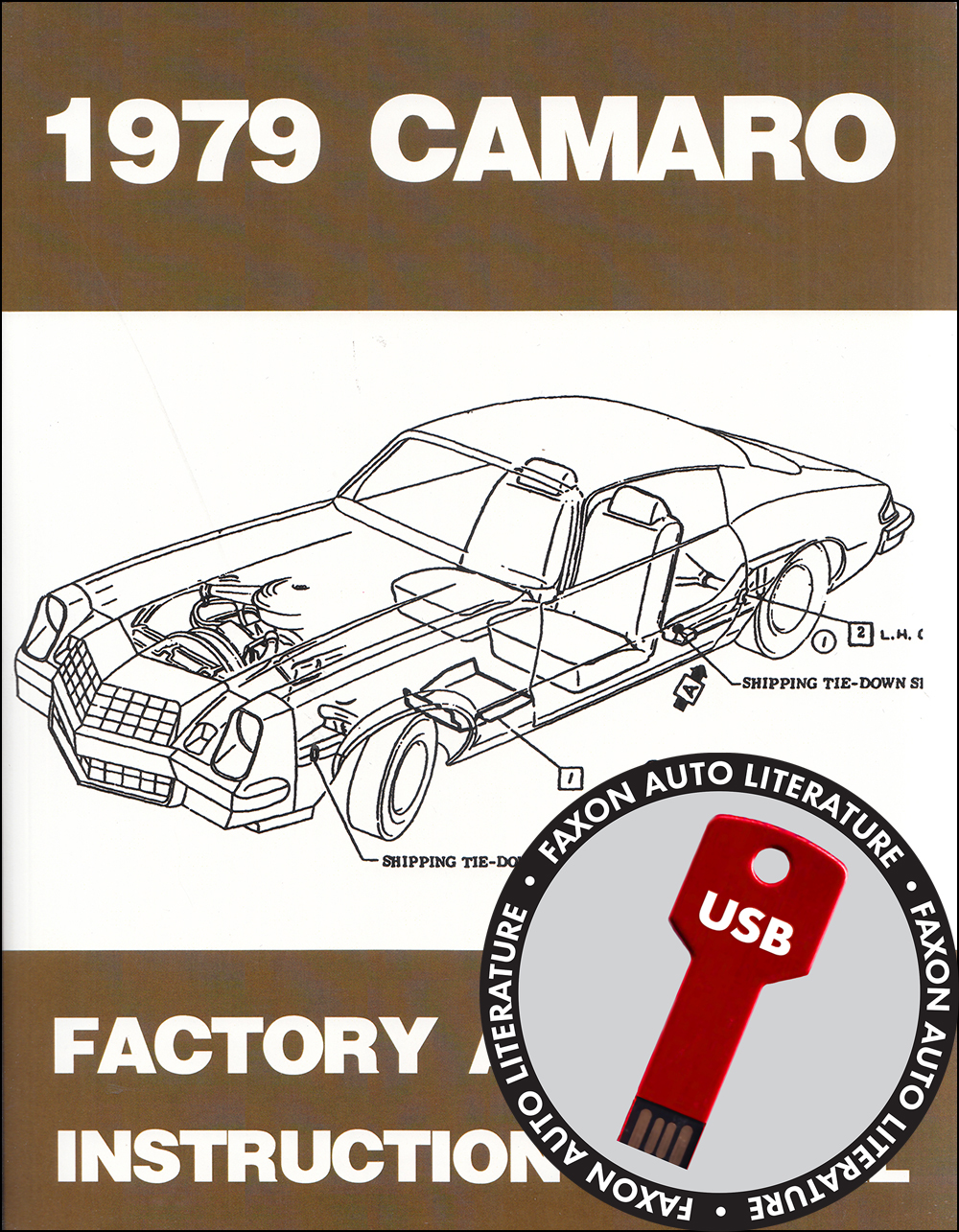 1977-1980 Camaro Factory Assembly Manual USB