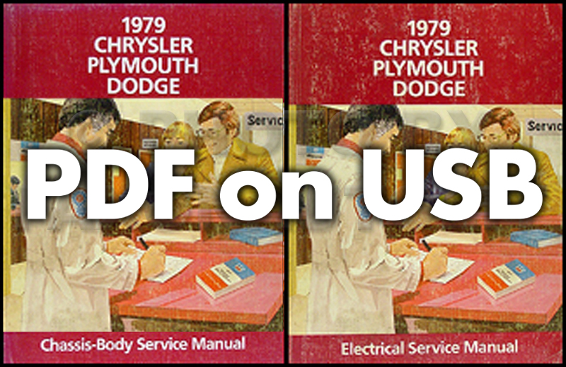 1979 Chrysler, Plymouth and Dodge CD-ROM Shop Manual 