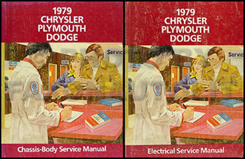 1979 MoPar Car Repair Manual 2 Vol Set