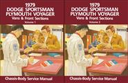 1979 Dodge & Plymouth Van Repair Manual Original Sportsman, Voyager