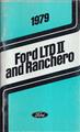 1979 Ford LTD II and Ranchero Owner's Manual Original