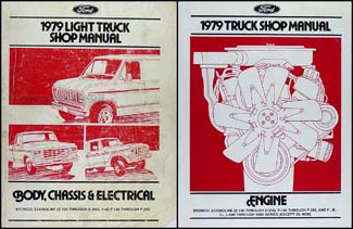 1978 Ford Truck Shop Manual Set on CD Pickup Bronco Van F100 F150 F250 F350 