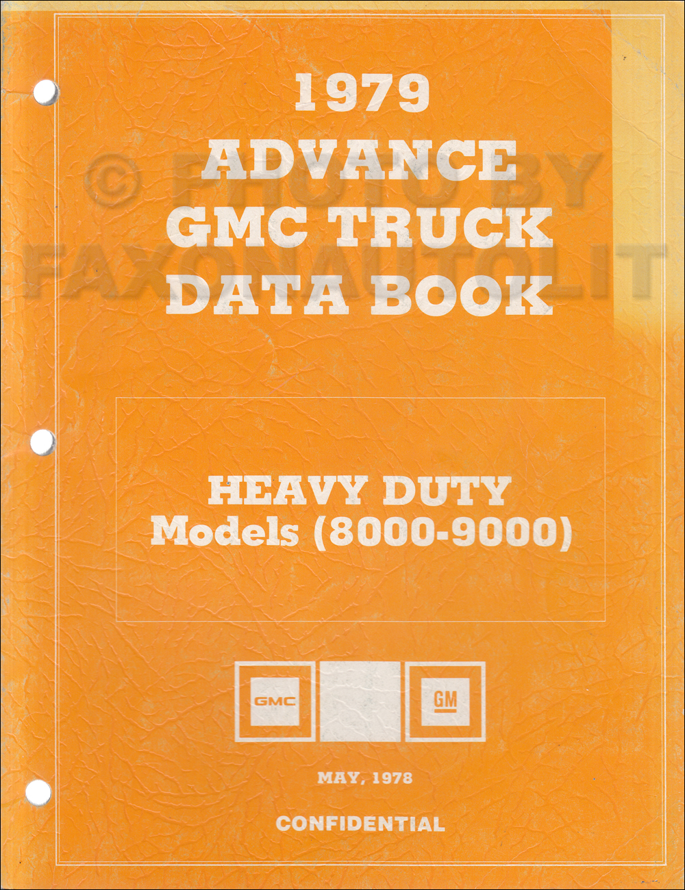 1979 GMC Heavy Duty Advance Data Book Original Astro, Brigadier, General