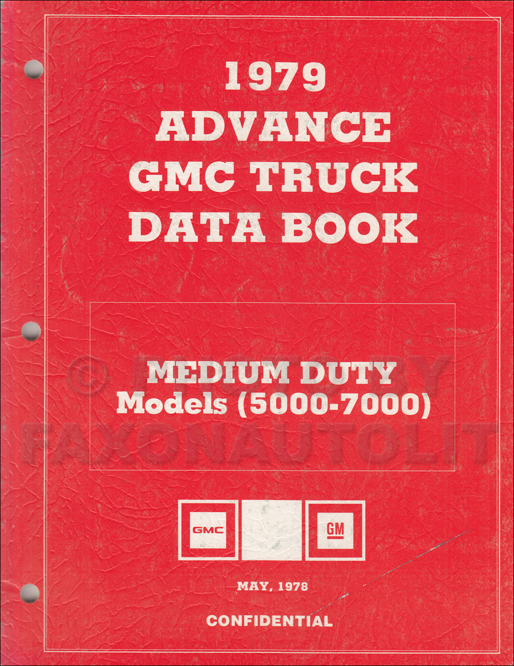 1979 GMC Medium Duty Advance Data Book Original