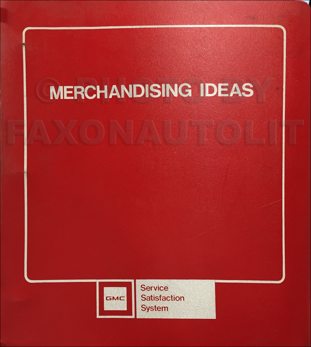 1979 GMC Service Merchandising Ad Planner Dealer Album Original