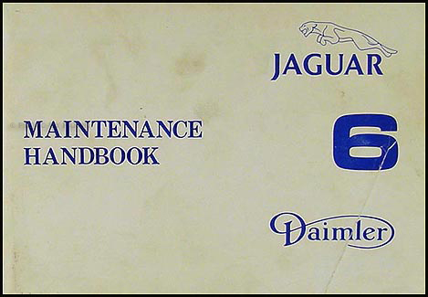 1979 ½ Jaguar XJ6 Series 3 Maintenance Handbook Original