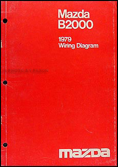 1979 Mazda B2000 Original Wiring Diagram 