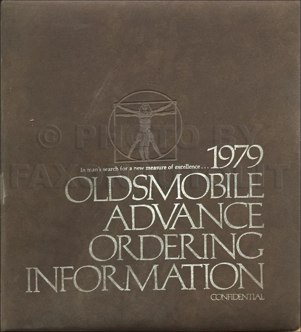 1979 Oldsmobile Advance Ordering Guide Original