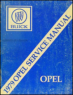 1979 Opel Repair Manual Original 