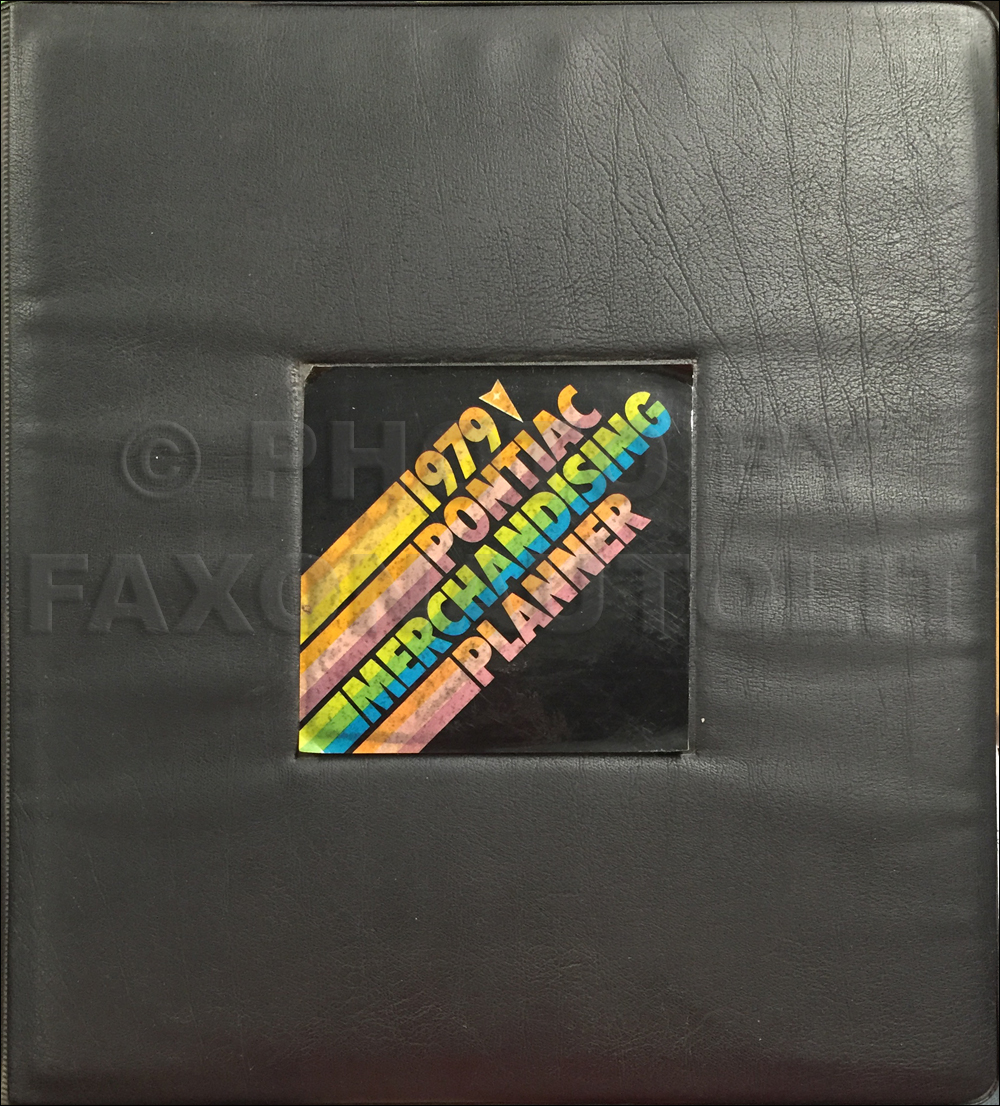 1979 Pontiac Merchandising Planner Dealer Album Original