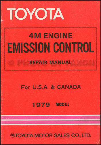 1979 Toyota Cressida Emission Control Repair Shop Manual Original