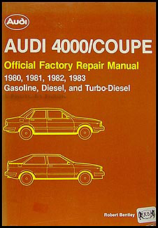 1980-1983 4000 and Audi Coupe Bentley Repair Manual 