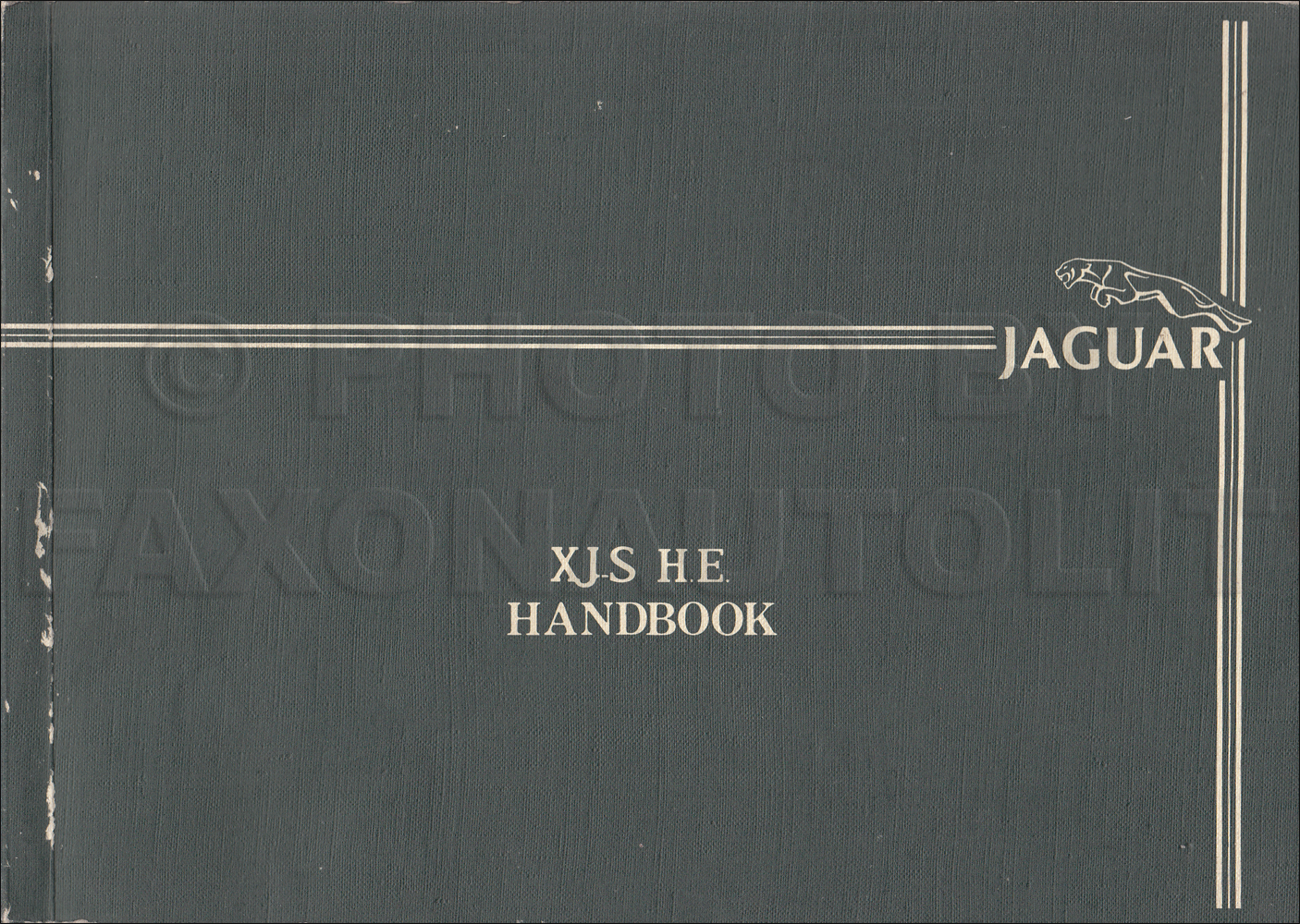 1980-1983 Jaguar XJS HE Owner's Manual Original