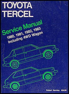 1980-1983 Toyota Tercel Bentley Repair Manual 