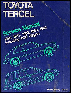 1980-1984 Toyota Tercel Bentley Repair Manual 