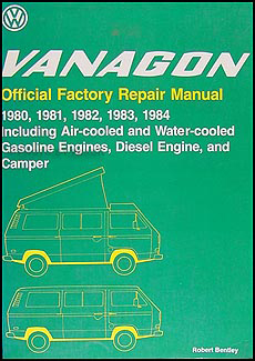 1980-1984 VW Vanagon Bentley Repair Shop Manual
