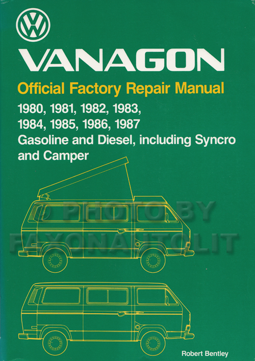 1980-1987 VW Vanagon Repair Shop Manual